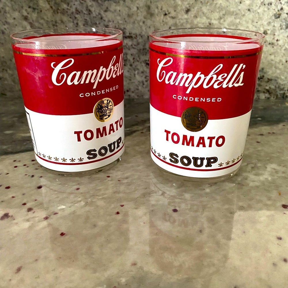 Campbell’s glass tumblers